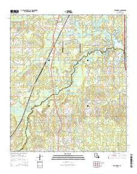 Stonewall Louisiana Current topographic map, 1:24000 scale, 7.5 X 7.5 Minute, Year 2015