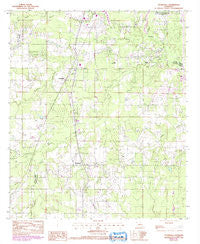 Stonewall Louisiana Historical topographic map, 1:24000 scale, 7.5 X 7.5 Minute, Year 1982