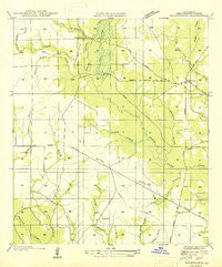 Sugartown Louisiana Historical topographic map, 1:31680 scale, 7.5 X 7.5 Minute, Year 1947