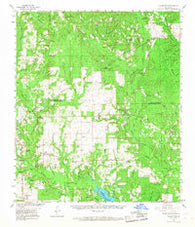 Sugartown Louisiana Historical topographic map, 1:62500 scale, 15 X 15 Minute, Year 1961