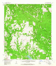 Sugartown Louisiana Historical topographic map, 1:62500 scale, 15 X 15 Minute, Year 1961