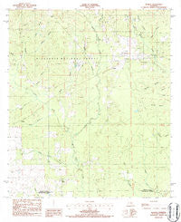 Sugrue Louisiana Historical topographic map, 1:24000 scale, 7.5 X 7.5 Minute, Year 1986
