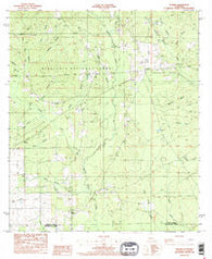 Sugrue Louisiana Historical topographic map, 1:24000 scale, 7.5 X 7.5 Minute, Year 1986