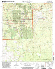 Sugrue Louisiana Historical topographic map, 1:24000 scale, 7.5 X 7.5 Minute, Year 2004