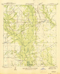 Sugrue Louisiana Historical topographic map, 1:31680 scale, 7.5 X 7.5 Minute, Year 1947