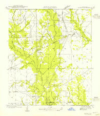 Sugrue Louisiana Historical topographic map, 1:31680 scale, 7.5 X 7.5 Minute, Year 1954