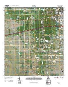 Sulphur Louisiana Historical topographic map, 1:24000 scale, 7.5 X 7.5 Minute, Year 2012
