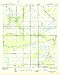 Sulphur Mines Louisiana Historical topographic map, 1:31680 scale, 7.5 X 7.5 Minute, Year 1947