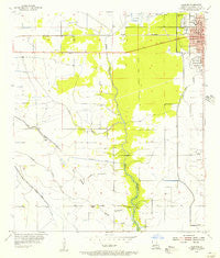 Sulphur Louisiana Historical topographic map, 1:24000 scale, 7.5 X 7.5 Minute, Year 1955