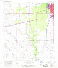 Sulphur Louisiana Historical topographic map, 1:24000 scale, 7.5 X 7.5 Minute, Year 1955