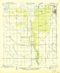 Sulphur Louisiana Historical topographic map, 1:31680 scale, 7.5 X 7.5 Minute, Year 1947