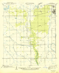Sulphur Louisiana Historical topographic map, 1:31680 scale, 7.5 X 7.5 Minute, Year 1947