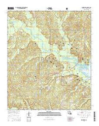 Summerfield Louisiana Current topographic map, 1:24000 scale, 7.5 X 7.5 Minute, Year 2015