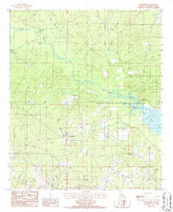Summerfield Louisiana Historical topographic map, 1:24000 scale, 7.5 X 7.5 Minute, Year 1986