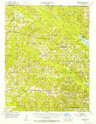 Summerfield Louisiana Historical topographic map, 1:62500 scale, 15 X 15 Minute, Year 1951