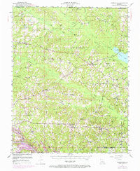 Summerfield Louisiana Historical topographic map, 1:62500 scale, 15 X 15 Minute, Year 1951