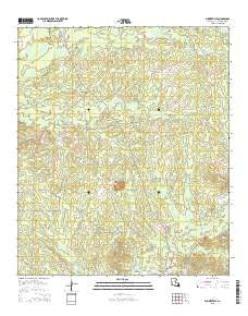 Summerville Louisiana Current topographic map, 1:24000 scale, 7.5 X 7.5 Minute, Year 2015