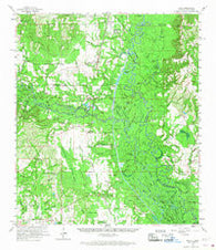 Sun Louisiana Historical topographic map, 1:62500 scale, 15 X 15 Minute, Year 1961