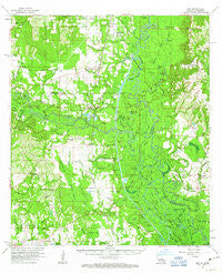 Sun Louisiana Historical topographic map, 1:62500 scale, 15 X 15 Minute, Year 1961