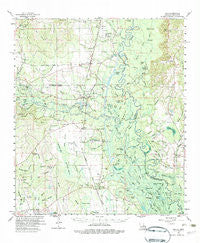 Sun Louisiana Historical topographic map, 1:62500 scale, 15 X 15 Minute, Year 1961