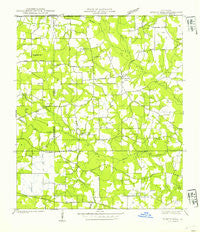 Sunny Hill Louisiana Historical topographic map, 1:31680 scale, 7.5 X 7.5 Minute, Year 1939
