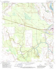 Swayze Lake Louisiana Historical topographic map, 1:24000 scale, 7.5 X 7.5 Minute, Year 1968