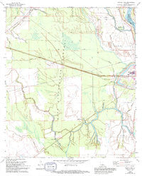 Swayze Lake Louisiana Historical topographic map, 1:24000 scale, 7.5 X 7.5 Minute, Year 1968