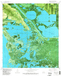 Sweet Lake Louisiana Historical topographic map, 1:24000 scale, 7.5 X 7.5 Minute, Year 1982