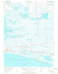 Sweet Lake Louisiana Historical topographic map, 1:62500 scale, 15 X 15 Minute, Year 1955
