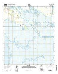 Sweet Lake Louisiana Current topographic map, 1:24000 scale, 7.5 X 7.5 Minute, Year 2015