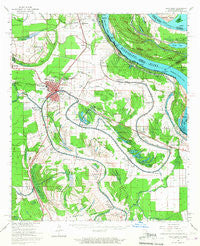 Talla Bena Louisiana Historical topographic map, 1:62500 scale, 15 X 15 Minute, Year 1965