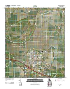Tallulah Louisiana Historical topographic map, 1:24000 scale, 7.5 X 7.5 Minute, Year 2012