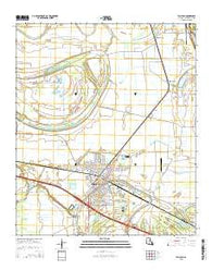 Tallulah Louisiana Current topographic map, 1:24000 scale, 7.5 X 7.5 Minute, Year 2015