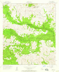 Temple Louisiana Historical topographic map, 1:24000 scale, 7.5 X 7.5 Minute, Year 1954