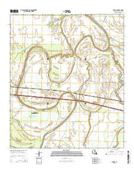 Tendal Louisiana Current topographic map, 1:24000 scale, 7.5 X 7.5 Minute, Year 2015