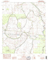 Tendal Louisiana Historical topographic map, 1:24000 scale, 7.5 X 7.5 Minute, Year 1986