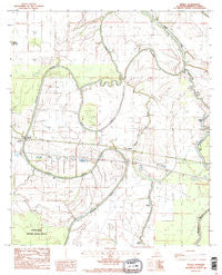 Tendal Louisiana Historical topographic map, 1:24000 scale, 7.5 X 7.5 Minute, Year 1986