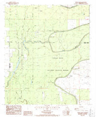 Tensas Bluff Louisiana Historical topographic map, 1:24000 scale, 7.5 X 7.5 Minute, Year 1987