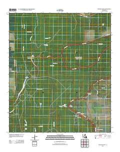Tensas Bluff Louisiana Historical topographic map, 1:24000 scale, 7.5 X 7.5 Minute, Year 2012