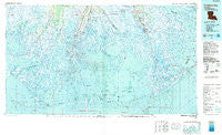 Terrebonne Bay Louisiana Historical topographic map, 1:100000 scale, 30 X 60 Minute, Year 1983