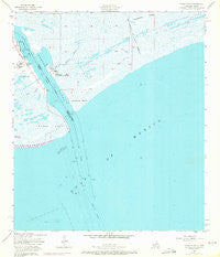 Texas Point Texas Historical topographic map, 1:24000 scale, 7.5 X 7.5 Minute, Year 1957
