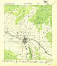 Thibodaux SE Louisiana Historical topographic map, 1:31680 scale, 7.5 X 7.5 Minute, Year 1932