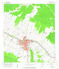 Thibodaux Louisiana Historical topographic map, 1:24000 scale, 7.5 X 7.5 Minute, Year 1962