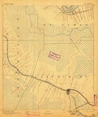 Thibodaux Louisiana Historical topographic map, 1:62500 scale, 15 X 15 Minute, Year 1892
