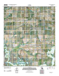 Thornwell Louisiana Historical topographic map, 1:24000 scale, 7.5 X 7.5 Minute, Year 2012