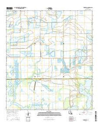 Thornwell Louisiana Current topographic map, 1:24000 scale, 7.5 X 7.5 Minute, Year 2015