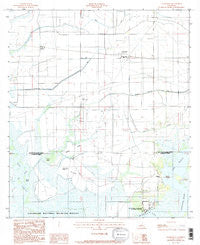 Thornwell Louisiana Historical topographic map, 1:24000 scale, 7.5 X 7.5 Minute, Year 1985