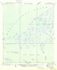 Three Mile Bay Louisiana Historical topographic map, 1:31680 scale, 7.5 X 7.5 Minute, Year 1949