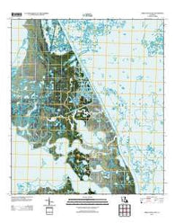 Three Bayou Bay Louisiana Historical topographic map, 1:24000 scale, 7.5 X 7.5 Minute, Year 2012