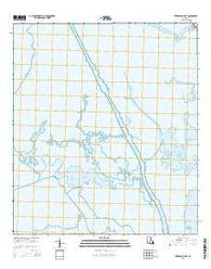 Three Bayou Bay Louisiana Current topographic map, 1:24000 scale, 7.5 X 7.5 Minute, Year 2015